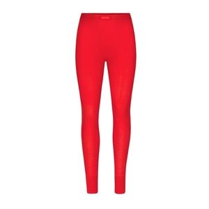 Skims Cotton Rib Legging - Ruby